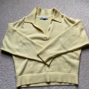 Yellow Collar Sweater